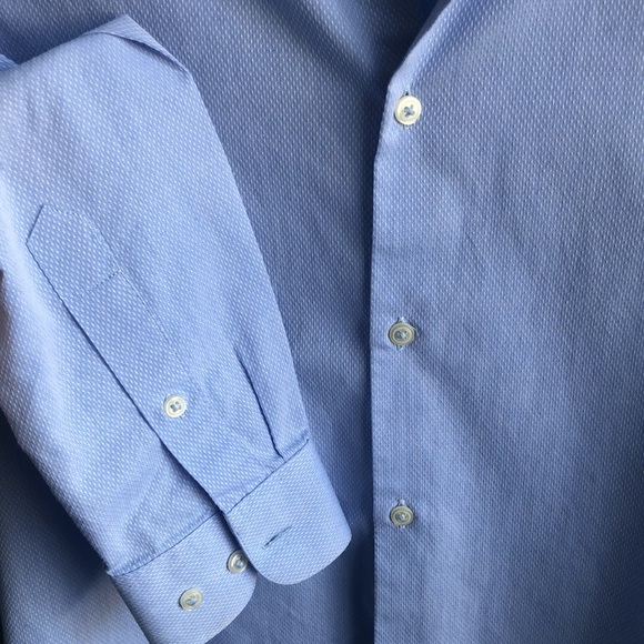 Zara light blue button down dress shirt - Picture 3 of 7
